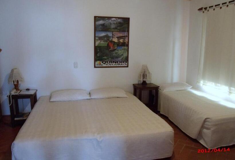 Номер Стандарт Трехместный, Veraneras Del Quindío