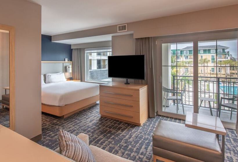 Студия Стандарт Двуспальная Кровать, Residence Inn By Marriott Jekyll Island