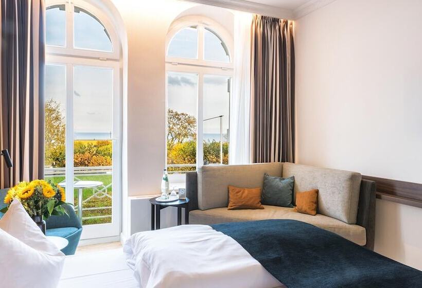 חדר סטנדרט נוף לים עם מרפסת, Seetelhotel Ostseehotel Ahlbeck