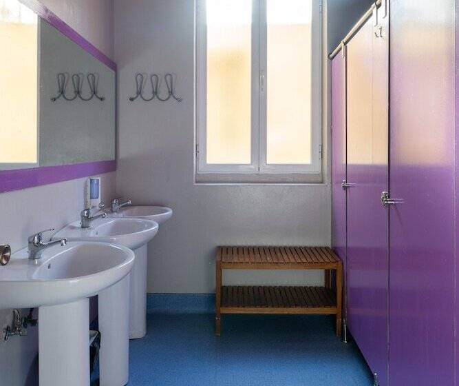 سرير فى غرفة مشتركة مزودة بحمام مشترك, Purple Nest Hostel
