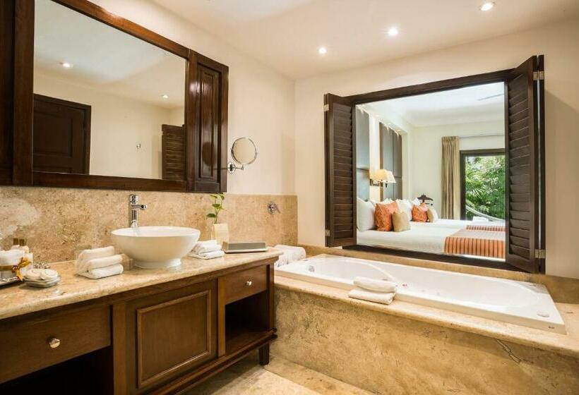 带大床的俱乐部房间, Dreams Tulum Resort & Spa