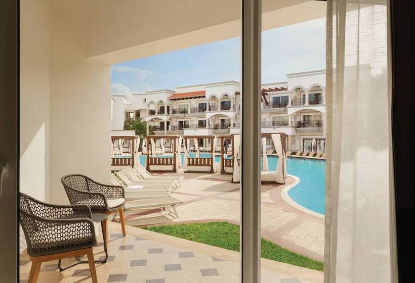 Junior Suite mit Poolblick, Hilton Playa Del Carmen, An All Inclusive Adult Only Resort