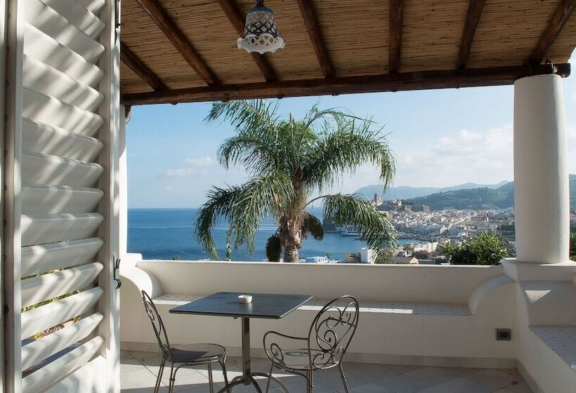 اتاق سوپریور با چشمانداز دریا, Villa Enrica   Aeolian Charme