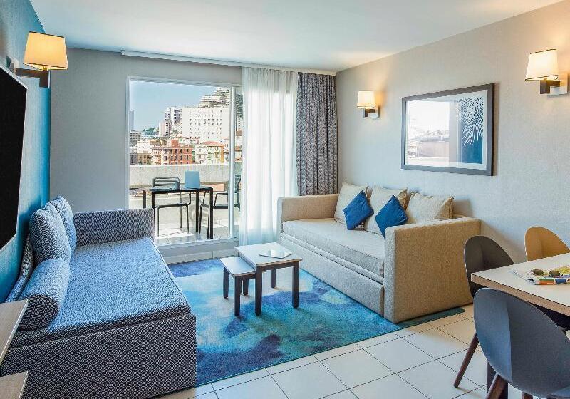 침실 1개 아파트, Aparthotel Adagio Monaco Monte Cristo