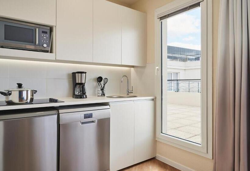 Апартаменты 2 Спальни, Aparthotel Adagio Porte De Versailles