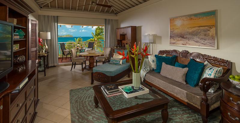 سوییت با چشم‌انداز دریا, Sandals Grande St. Lucian Spa And Beach All Inclusive Resort   Couples Only