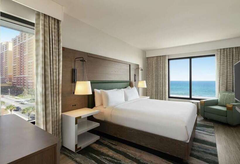 스위트 킹사이즈 침대, Home2 Suites By Hilton Pompano Beach Pier