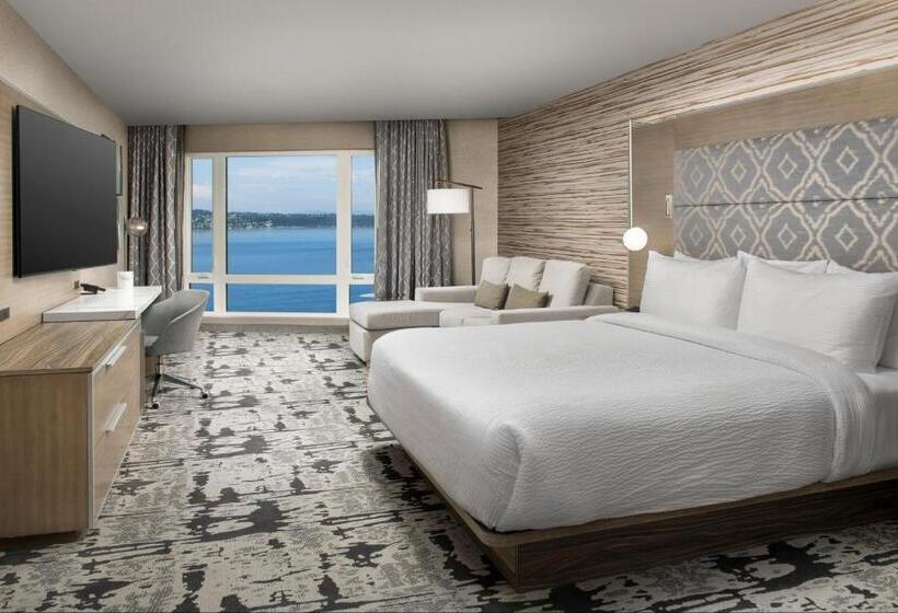 패밀리 룸 바다 전망, Silver Cloud Hotel Tacoma At Point Ruston Waterfront
