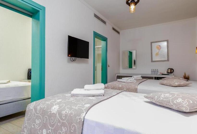 اتاق لوکس چهار تخته, Avlu Alaçatı Boutique