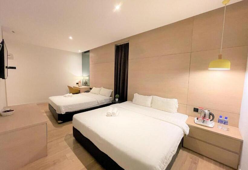 Habitació Familiar Deluxe, Victoria Station Hotel Melaka