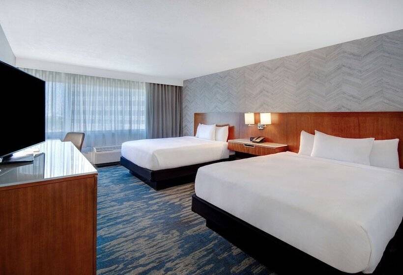 스탠다드 룸 더블 침대 2개, Doubletree By Hilton Lax El Segundo