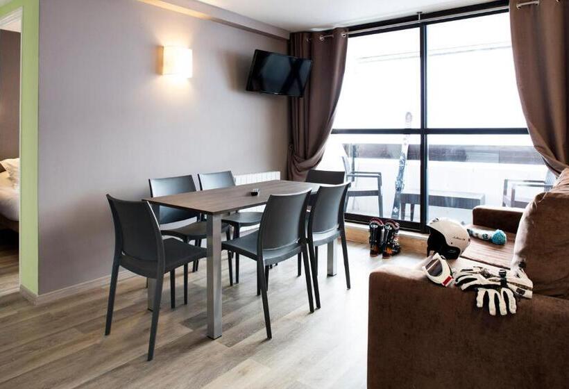 Апартаменты 1 Спальня с Балконом, Sowell Residences Crêt Voland