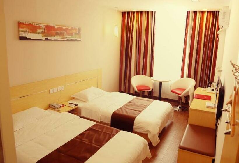 Номер Стандарт, Thank Inn Chain Hotel Shandong Rizhao Lanshan District Guanhai Road Yinzuo
