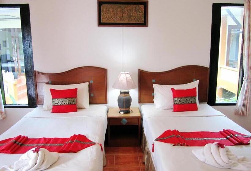 ガーデンビューデラックスルーム, Lanta Il Mare Beach Resort