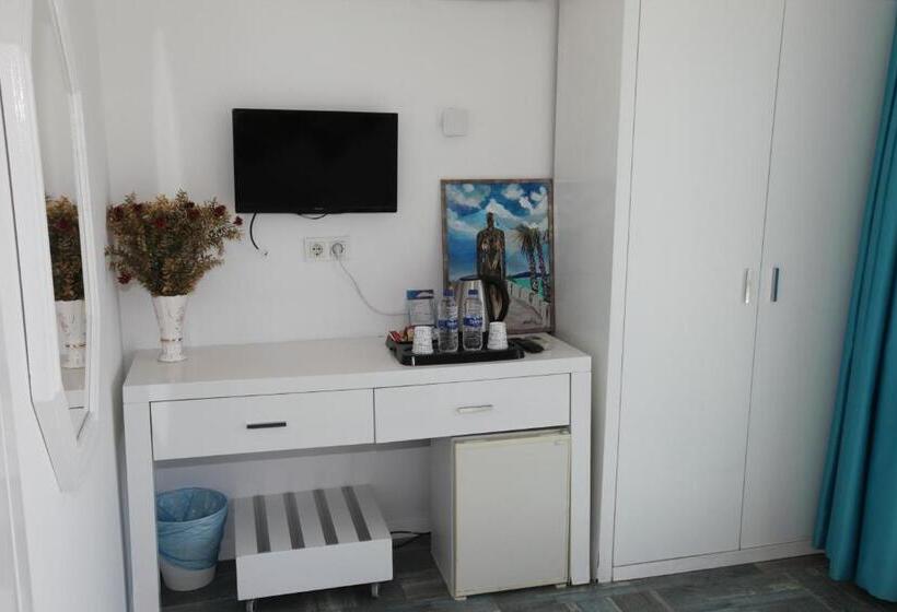 オーシャンビュースタンダードルームバルコニー付き, Larimar Hotel Cesme