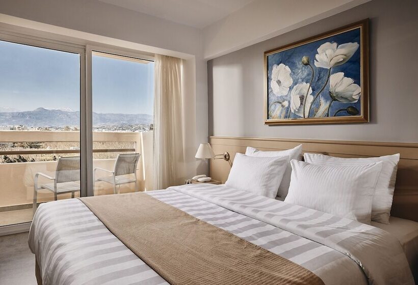 اتاق استاندارد با چشم‌انداز باغ, Tylissos Beach Hotel   Adults Only