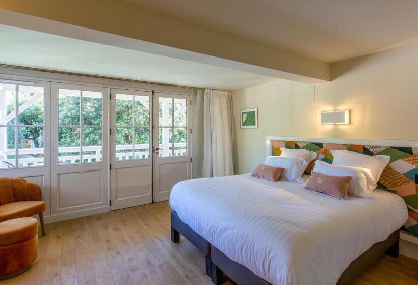 带阳台的豪华间, La Villa Du Moulleau