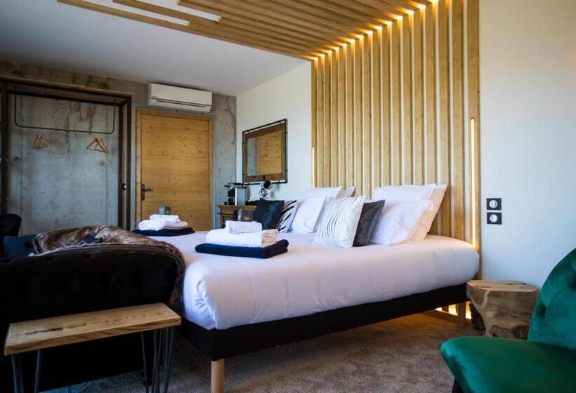 Люкс с гидромассажем, La Cabane De L Hôtel Le Tourisme