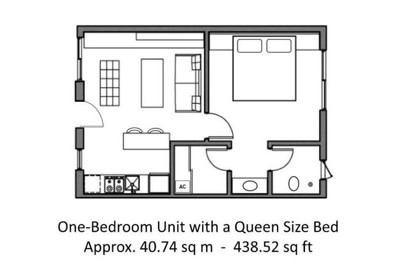 Апартаменты 1 Спальня, Beach Haus Key Biscayne Contemporary Apartments