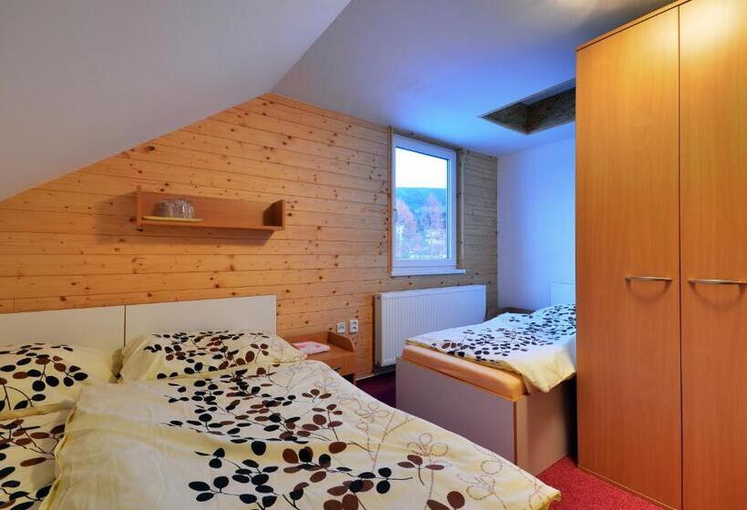 Номер Стандарт Трехместный, Penzion A Apartmány Skipark Hraběšice