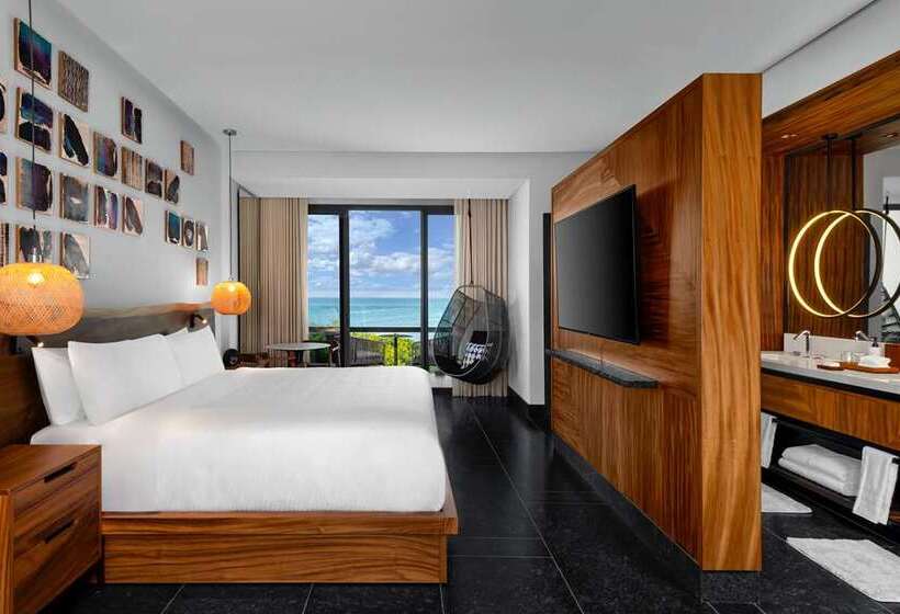 带大床的标准间, Hilton Tulum Riviera Maya Allinclusive Resort
