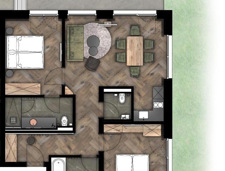 סוויטה נוף לגינה, The Matthew   Copper Lodge