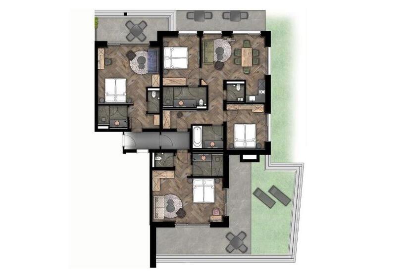 סוויטה דלוקס, The Matthew   Copper Lodge