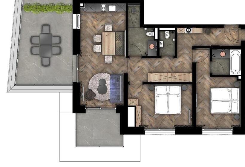 סוויטת סופריור, The Matthew   Copper Lodge
