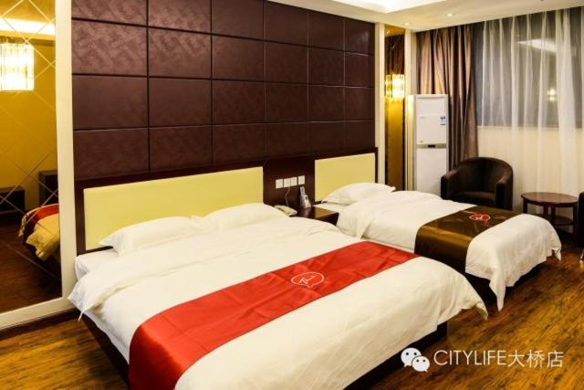 Номер Стандарт, Thank Inn Chain Hotel Jiangsu Yangzhou Jiangdu District Daqiao Town