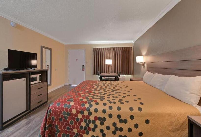 장애인을 위한 킹사이즈 침대 스탠다드 룸, Econo Lodge Woodland Near I 5