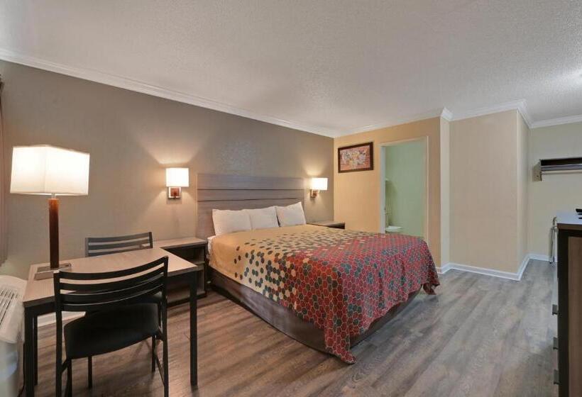 장애인을 위한 킹사이즈 침대 스탠다드 룸, Econo Lodge Woodland Near I 5