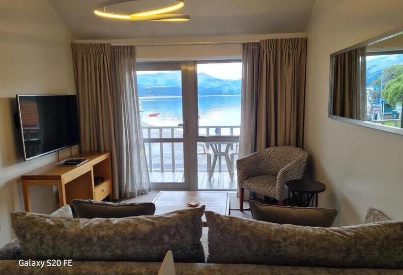 침실 1개 바다 전망 아파트, Akaroa Village Inn