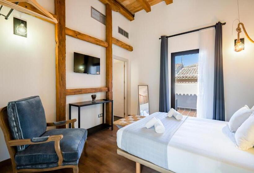 اتاق استاندارد با تراس, Azacanes Hostal Boutique Toledo