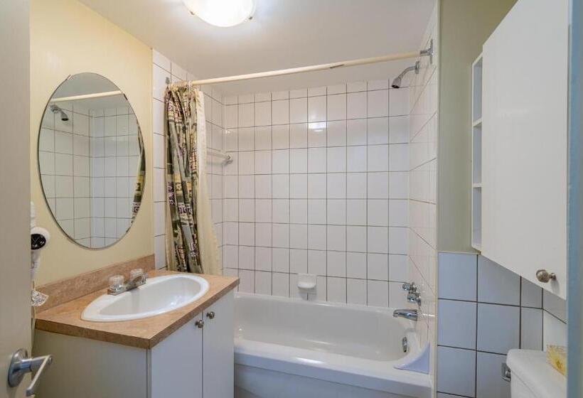 １ベッドルームアパートメント, Condo Climatisé Près Du Mont Sainte Anne Avec Parc Aquatique, Piscine, Spa, Gym, Arcades Et Billard