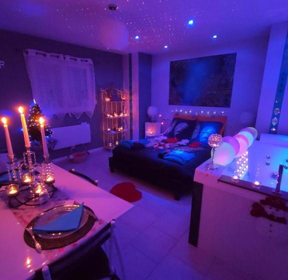 Номер Стандарт с Гидромассажем, Loft Avec Baignoire Spa Lécrin Romantique