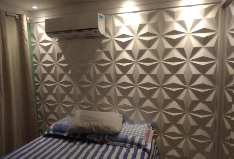 디럭스 룸, Flat 102 Com Vista Parcial Do Mar!