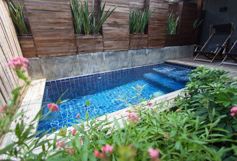 빌라 1 베드룸 - 수영장, Tango Luxe Beach Villa, Koh Samui
