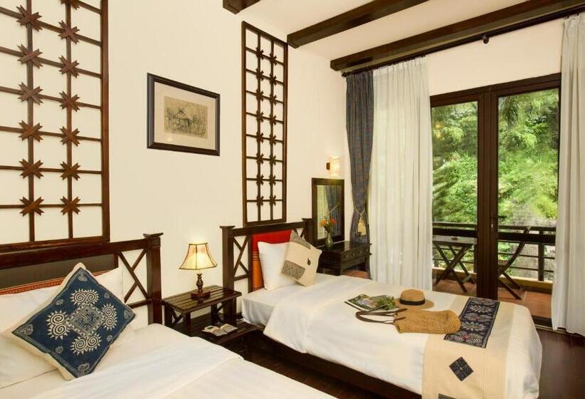 اتاق استاندارد با چشم‌انداز استخر, Mai Chau Lodge