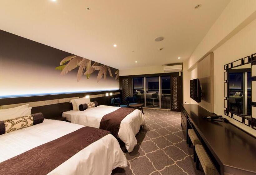 디럭스 4인 룸, Kanehide Kise Beach Palace