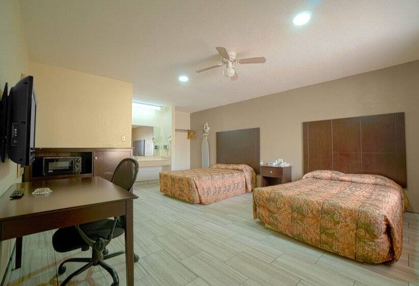Номер Стандарт 2 Двуспальные Кровати, Texas Inn San Benito Near Harlingen