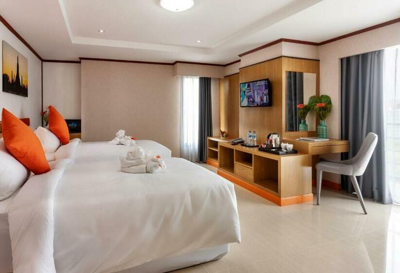 Номер Deluxe, 7 Days Premium Hotel Bangna   Suvarnabhumi Airport
