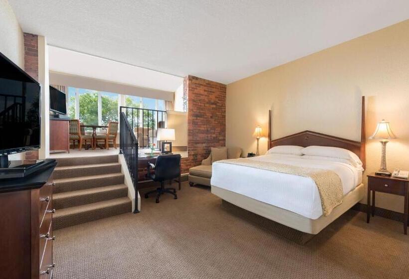 디럭스 스위트 킹 침대, Hawthorn Extended Stay By Wyndham Rome