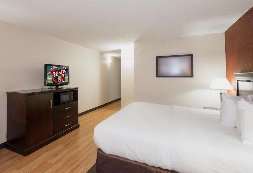 디럭스 룸 킹사이즈 침대, Red Roof Inn & Suites Mt Holly  Mcguire Afb