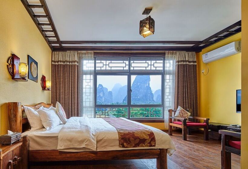 Номер Deluxe Вид на Горы, Yangshuo Hidden Dragon Villa