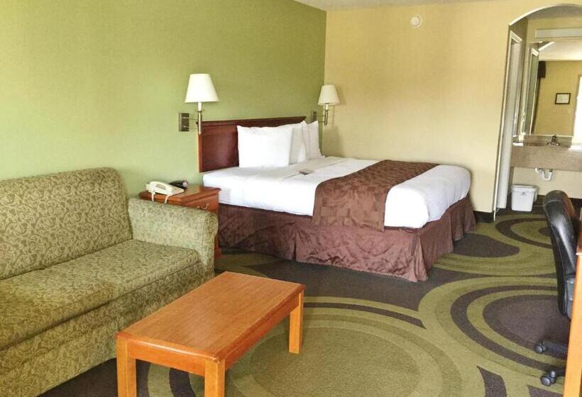 스탠다드 룸 킹사이즈 침대, Americas Best Value Inn And Suites Little Rock