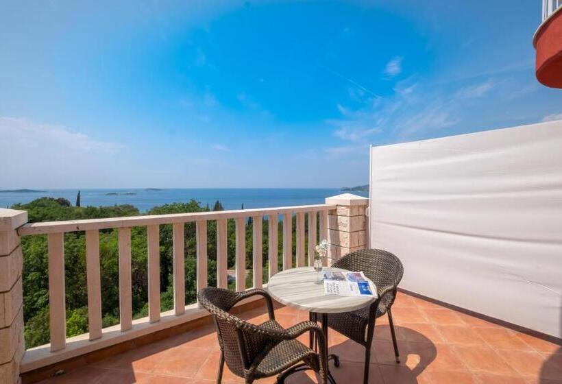 اتاق لوکس با چشم‌انداز دریا, Villa Panorama Dubrovnik