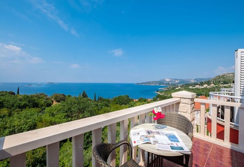 آپارتمان پرمیوم 1 خوابه با چشم‌انداز دریا, Villa Panorama Dubrovnik