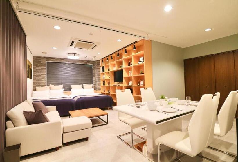 غرفة قياسية رباعية مزودة بشُرفة, Taketo Stay Terrace One
