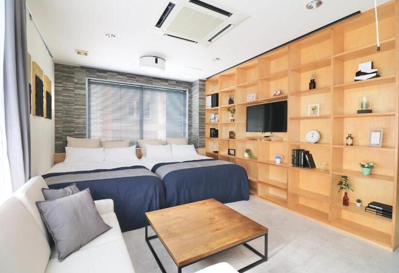 غرفة قياسية رباعية مزودة بشُرفة, Taketo Stay Terrace One