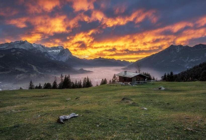 اتاق استاندارد با چشم‌انداز کوهستان, Zur Schönen Aussicht Hotel Garni